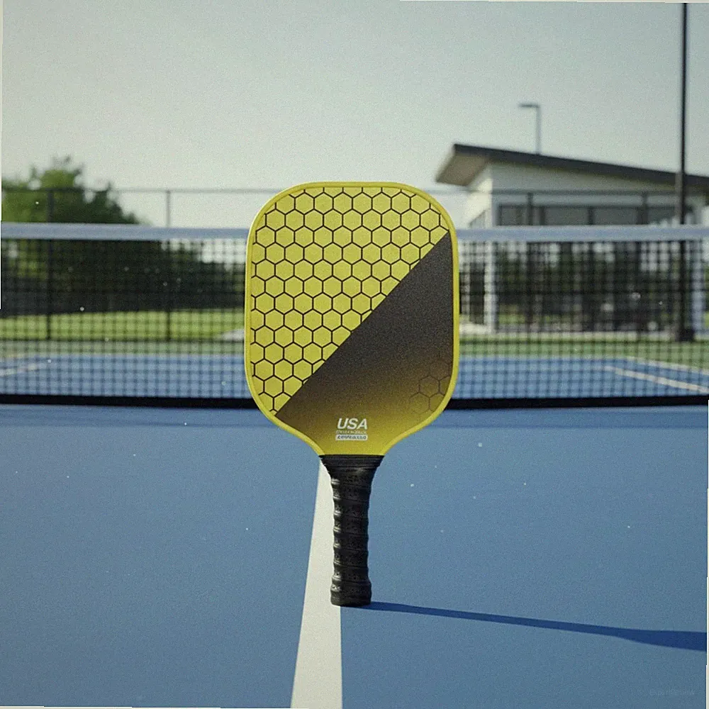 2 Schläger Fiberglas Pickleball-Schläger Großer Idealer Schlagbereich