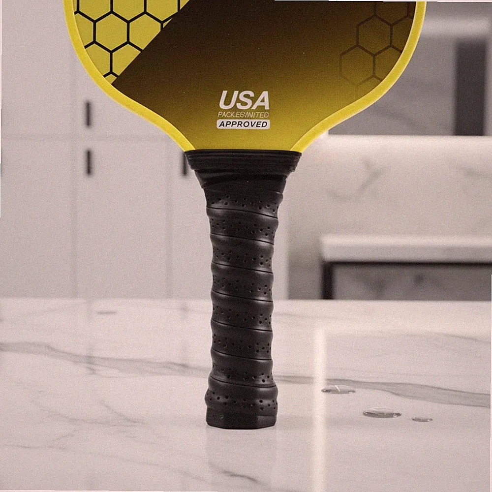 2 Schläger Fiberglas Pickleball-Schläger Wabenkern Ballschläger Leicht