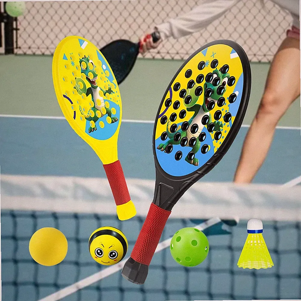 2 Stück Padel Tennisschläger für Kinder, Padel Schläger für Juniorkinder