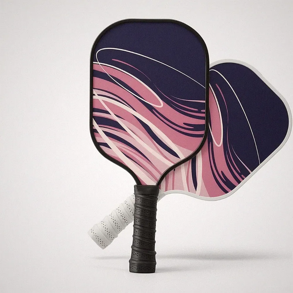 2 Stück Pickleball-Schläger mit Griffband leicht Schlägerset