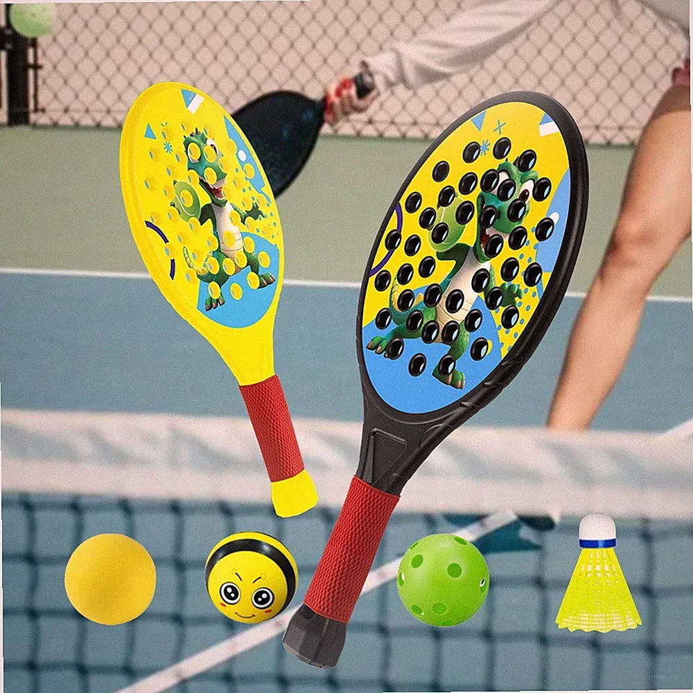 2 Stücke Paddel -Tennis -Schläger Kinderpadelschläger für Anfängertraining