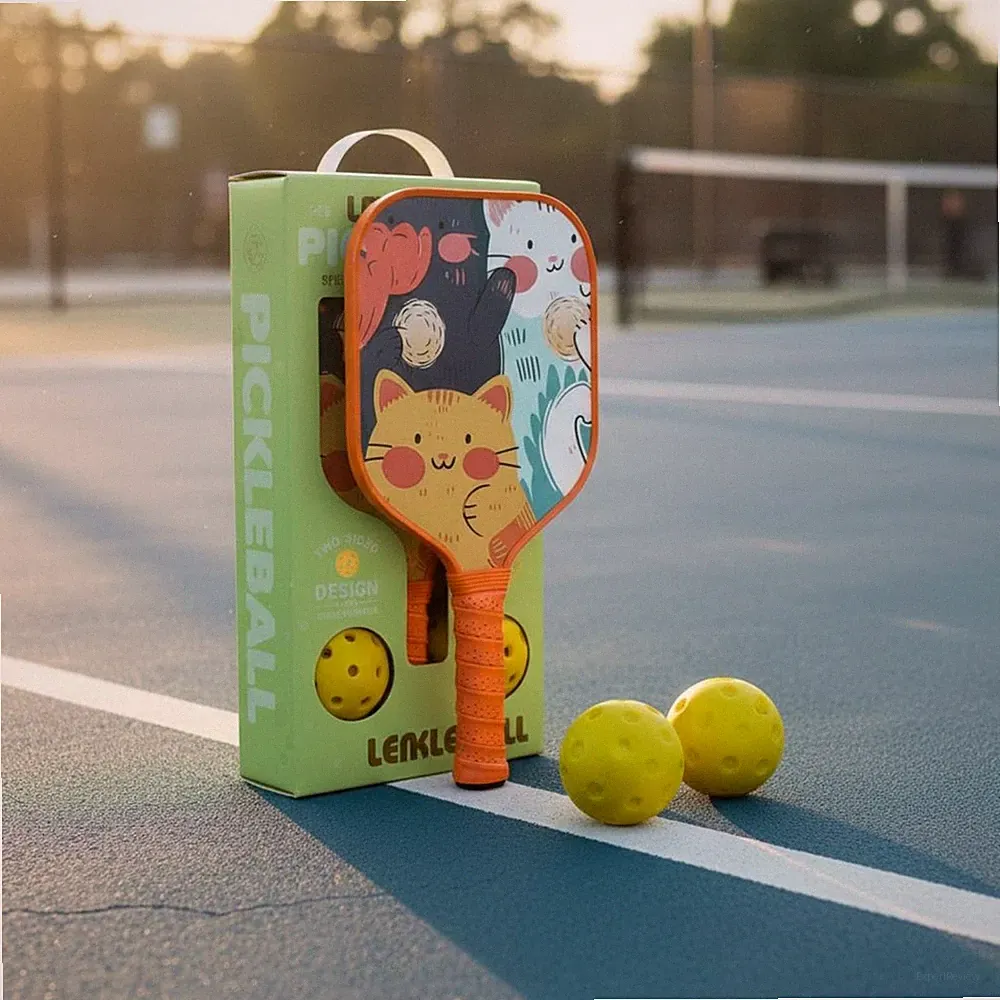 3 Teile Glasfaser-Pickleball-Schläger Wabenkern Kinder-Pickleball-Schläger