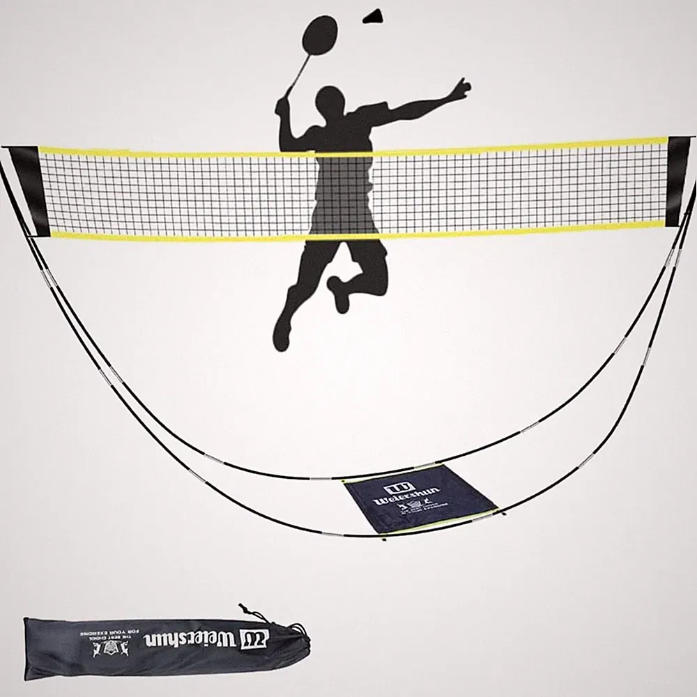Badminton Netz Garten Strand Pickleball Kinder Volleyball Tragbar leichte