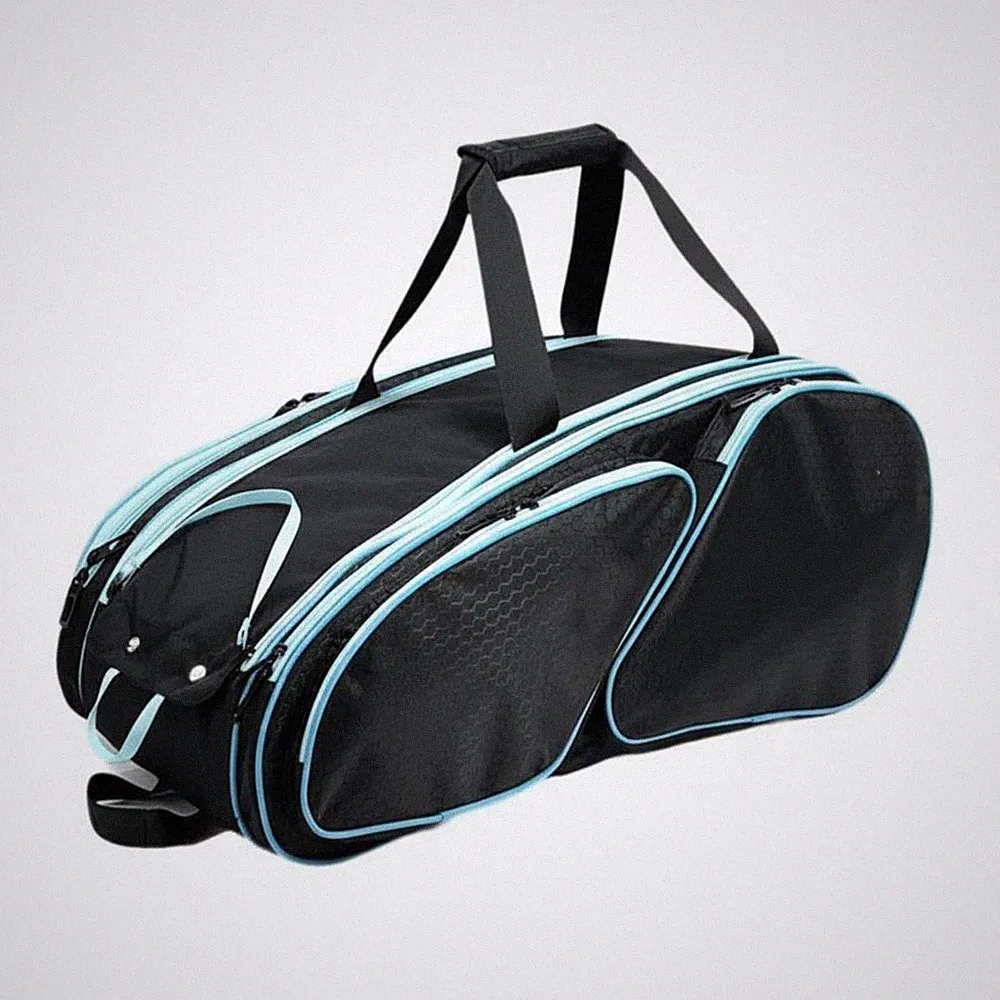 Badmintonschlägertasche mehrere Fächer Pickleball-Ausrüstungstasche Handgriff