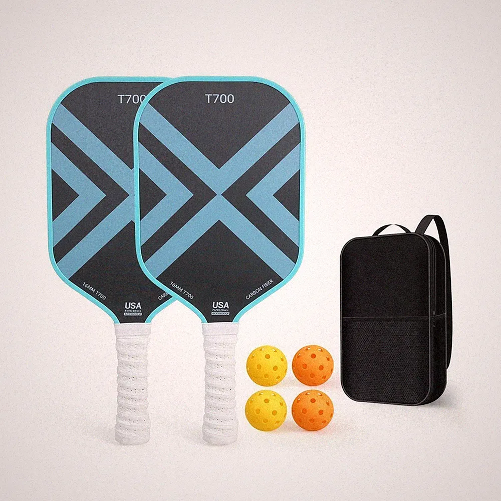 Carbon-Pickleball-Schläger rutschfest für Training, Hobbyspieler