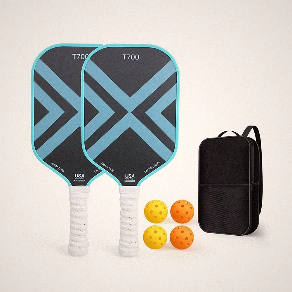 Carbon-Pickleball-Schläger schweißabsorbierend für Hobbyspieler