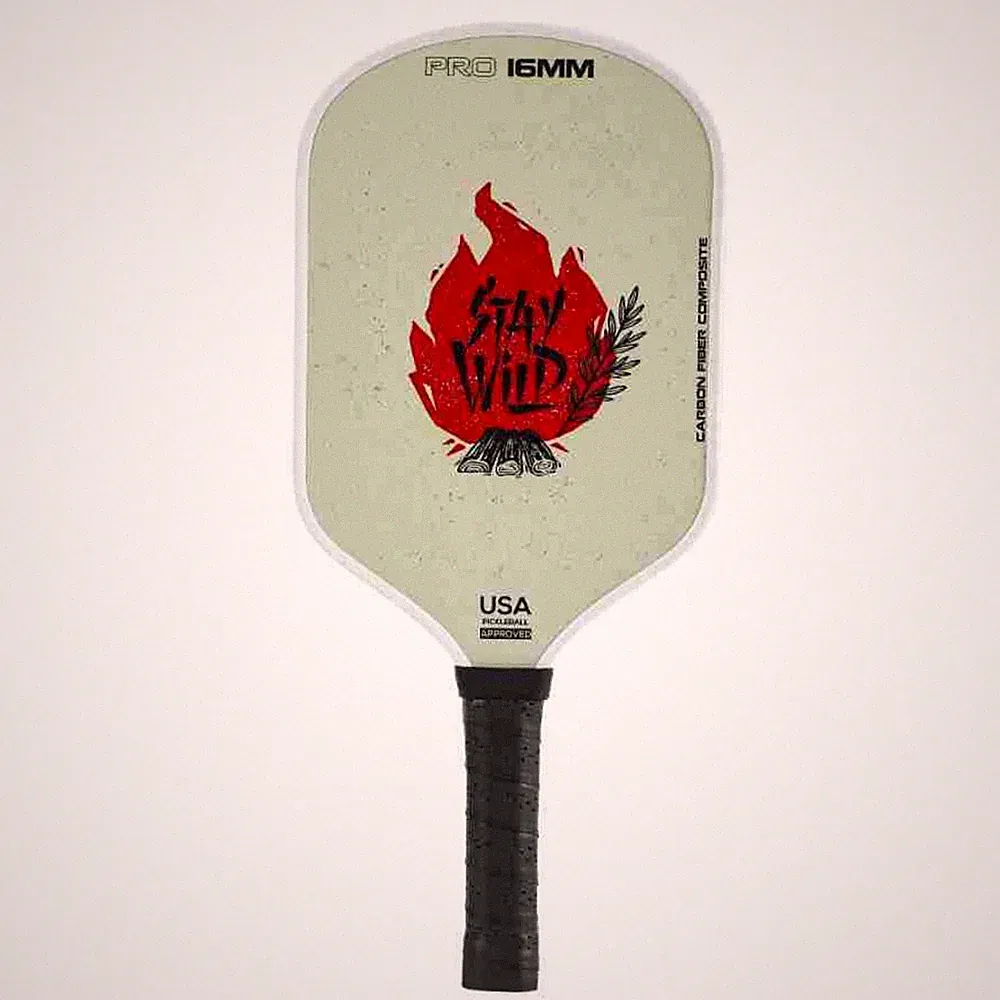 Carbonfaser-Pickleball-Schläger schwarzer Kantenschutz Pickleball-Paddle