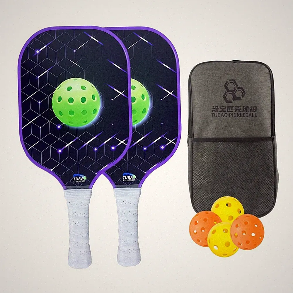 Fiberglas Pickleball Paddel strapazierfähig Pickleball Schläger Druck