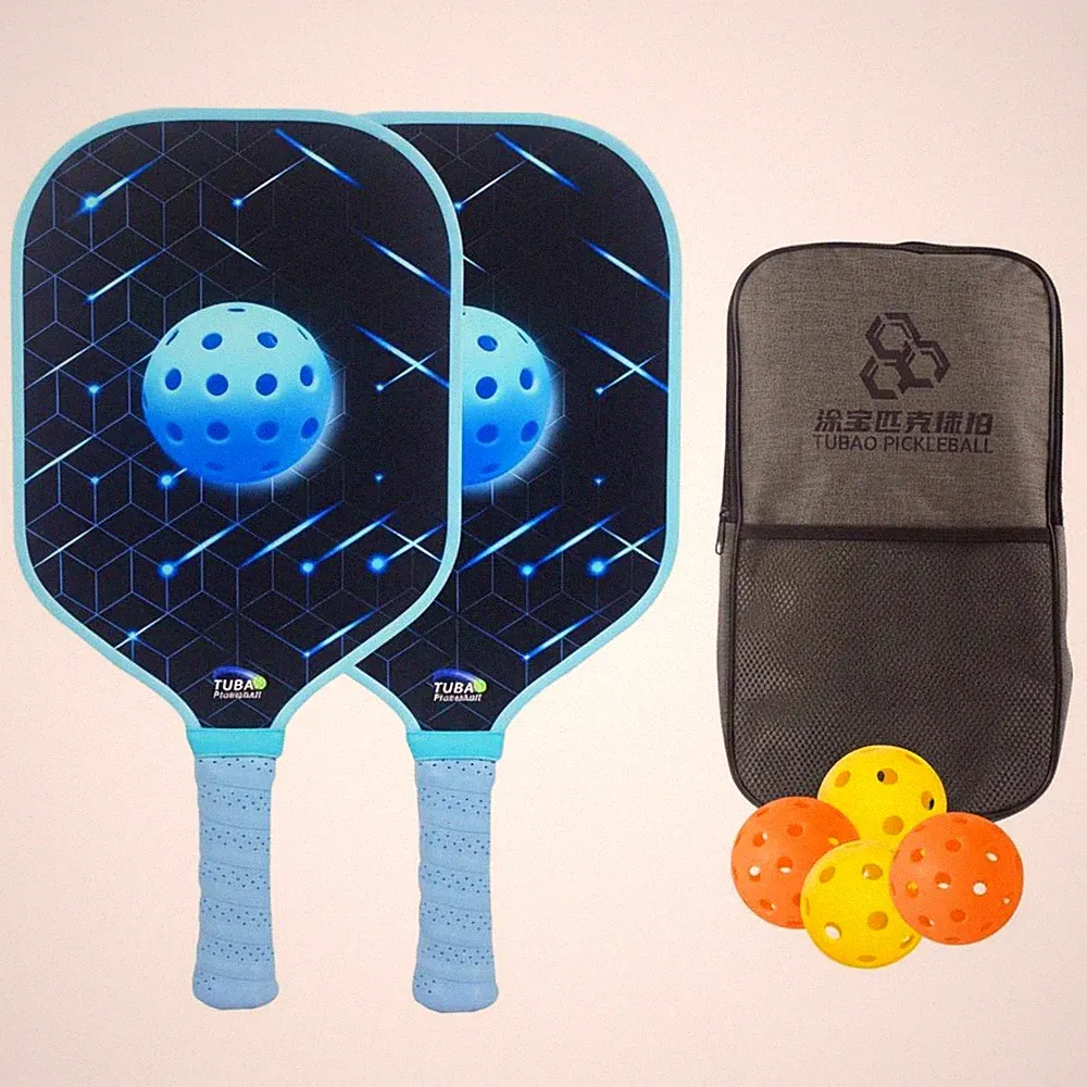 Fiberglas Pickleball Paddel strapazierfähig Sportausrüstung Druck für Profis