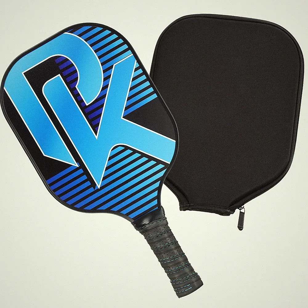 Graphit Pickleball-Schläger,Anti-Rutsch-Schweiß-absorbierender Griff,Blau
