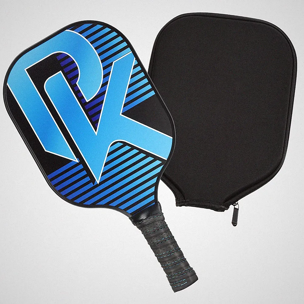 Graphit Pickleball-Schläger,Anti-Rutsch-Schweiß-absorbierender Griff,Blau