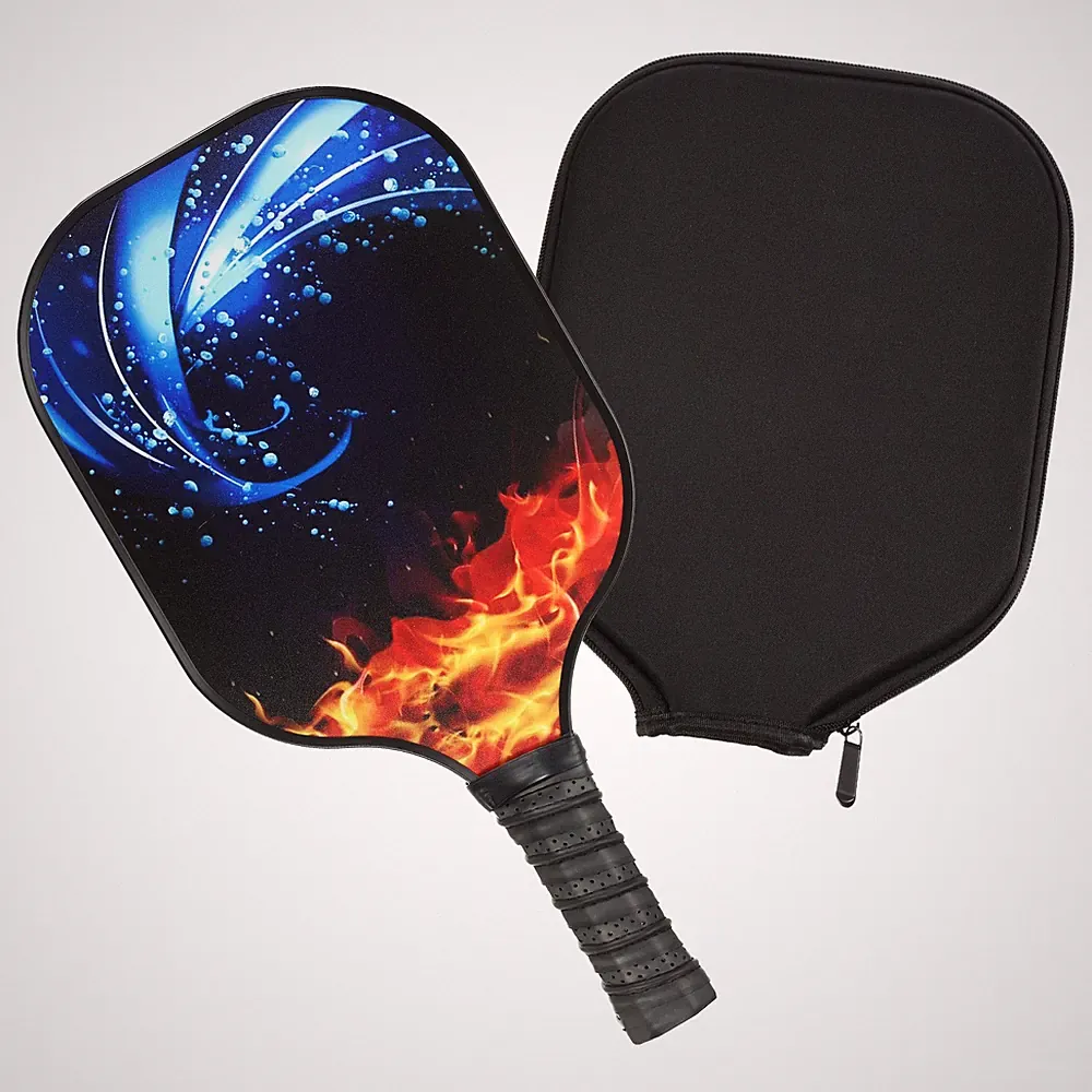 Graphit Pickleball-Schläger,USA Pickleball Approved(USAPA) mit Tasche,Blau Rot