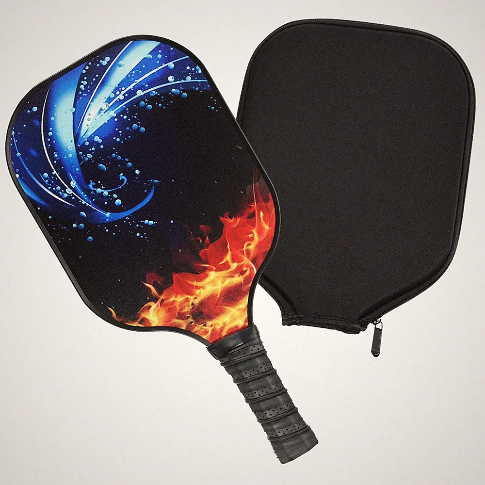 Graphit Pickleball-Schläger,USA Pickleball Approved(USAPA) mit Tasche,Blau Rot