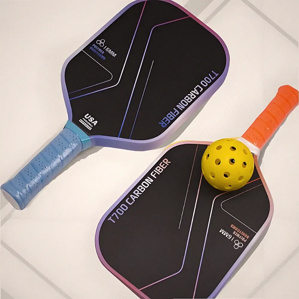 High-Tensile Carbon Carbon Pickleball-Schläger strukturierte Oberfläche