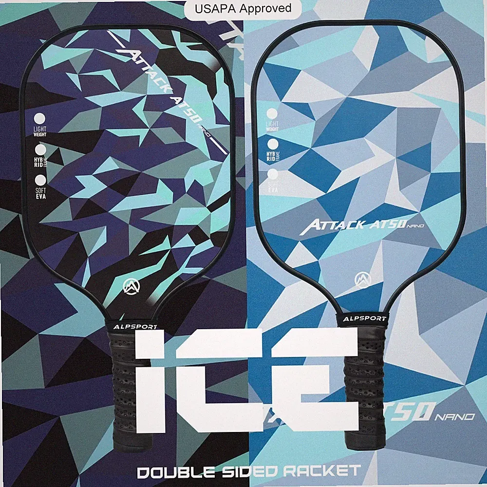 ICE Pickleball-Schläger aus Carbonfaser,UV printing,inklusive Schlägertasche