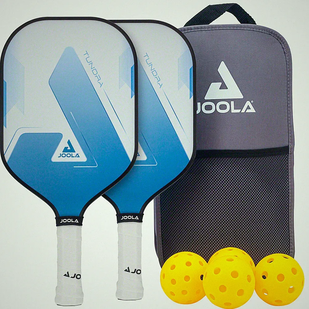 JOOLA Pickleball Set Tundra 7-tlg., 2xSchläger, 4xBälle + Tasche