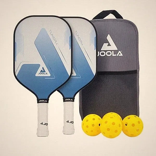 JOOLA Tundra Pickleball Set für 2 Spieler mit Tasche und 4 Bällen