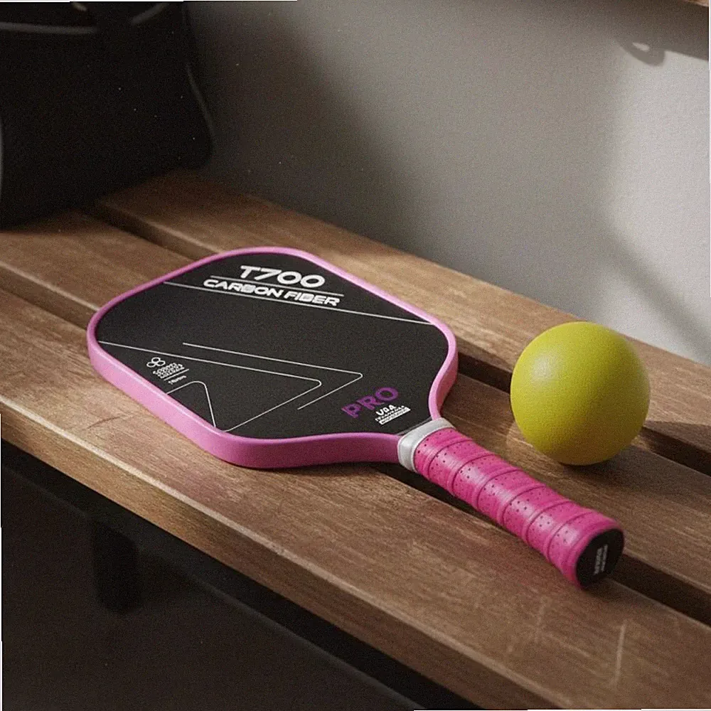 Leichtes Pickleball Racket Rotation 16 Mm Carbon-Paddle Power für Wettkampf