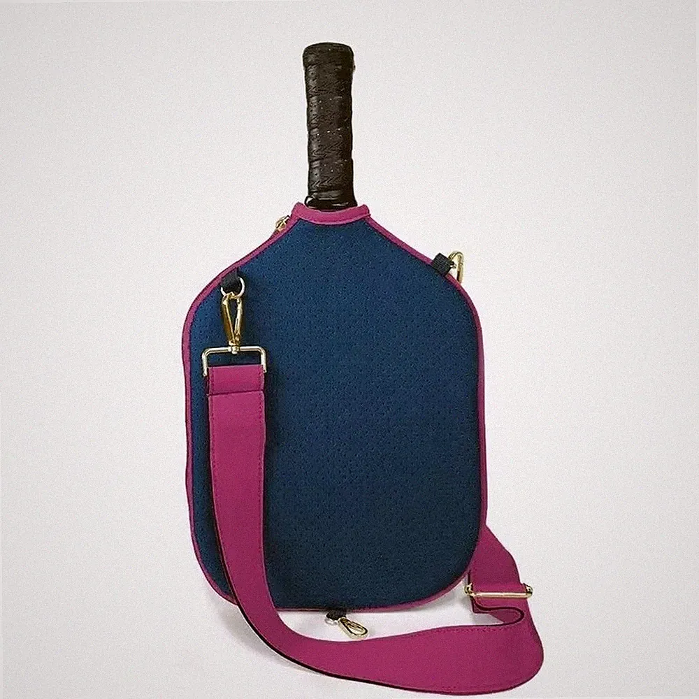 Neopren Pickleball Schlägerhülle Wasserdicht Leichte Umhängetasche 31x24cm