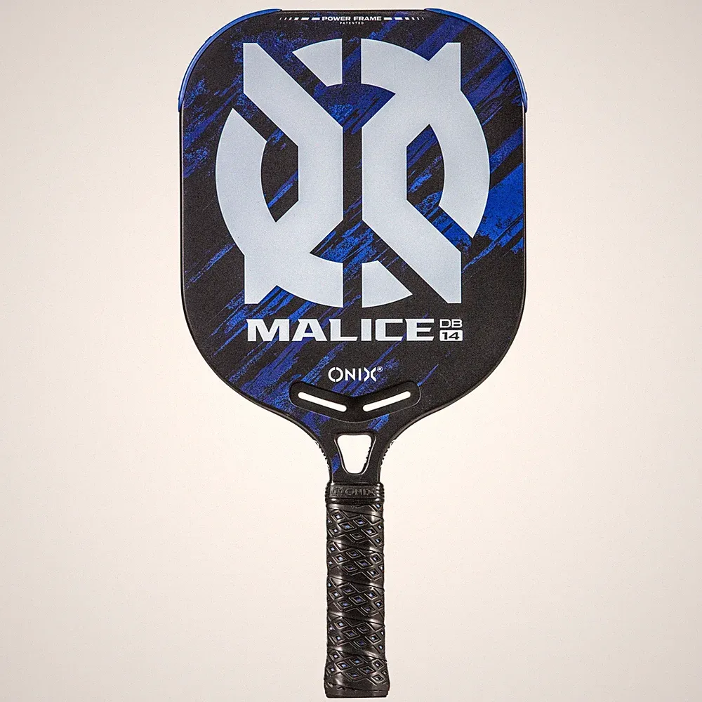 ONIX Pickleball Paddle Malice 14 DB Open Throat Blue Pickleball-Schläger Racket