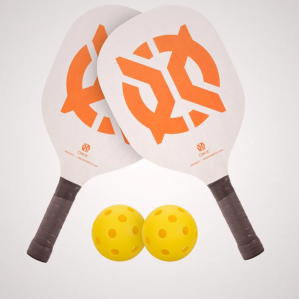 ONIX Pickleball Set Recruit Starter Kit- bestehend aus 2 Schlägern & 2 Bällen