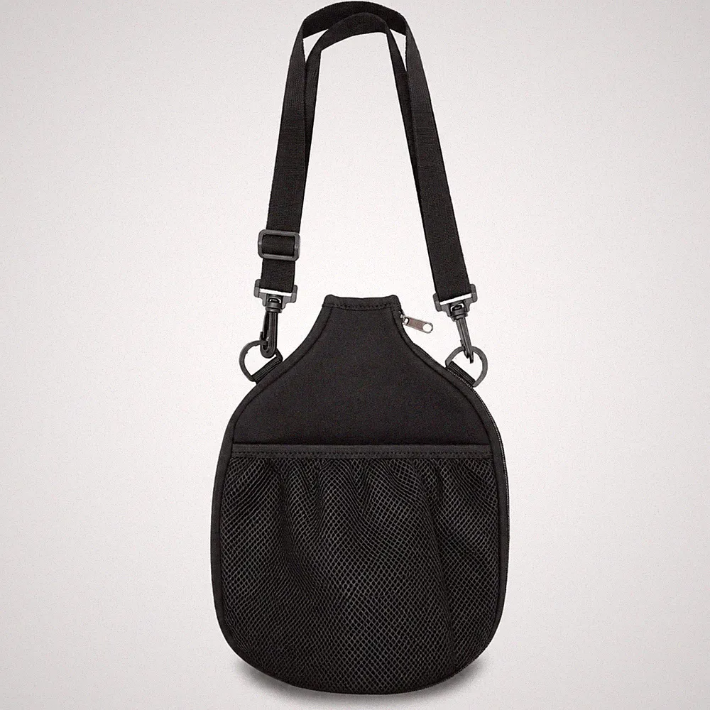 Pickleball-Hülle mit Netztasche kompakt Schlägertasche tragbar für Aufbewahrung