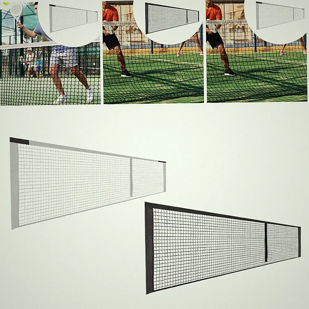 Pickleball Netz, Ersatznetz, Übungsnetz, Tragbarer Rahmen, Oxford Polyester