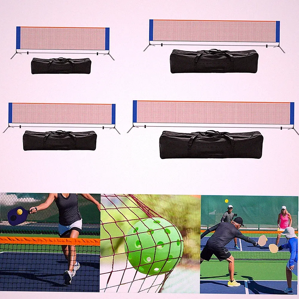 Pickleball Netz Tragbares Turniernetz für Pickleball Inklusive