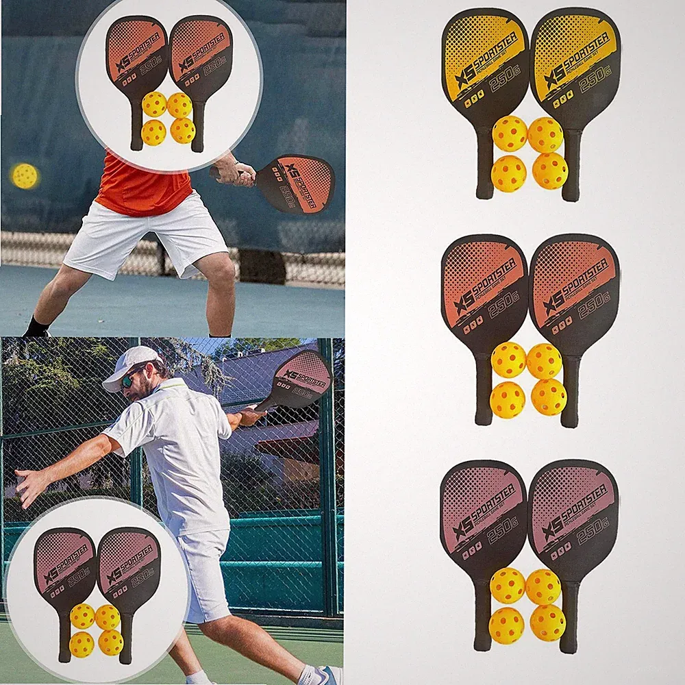 Pickleball-Paddel, Pickleball-Schläger, bequem zu greifen, aus Holz, mit