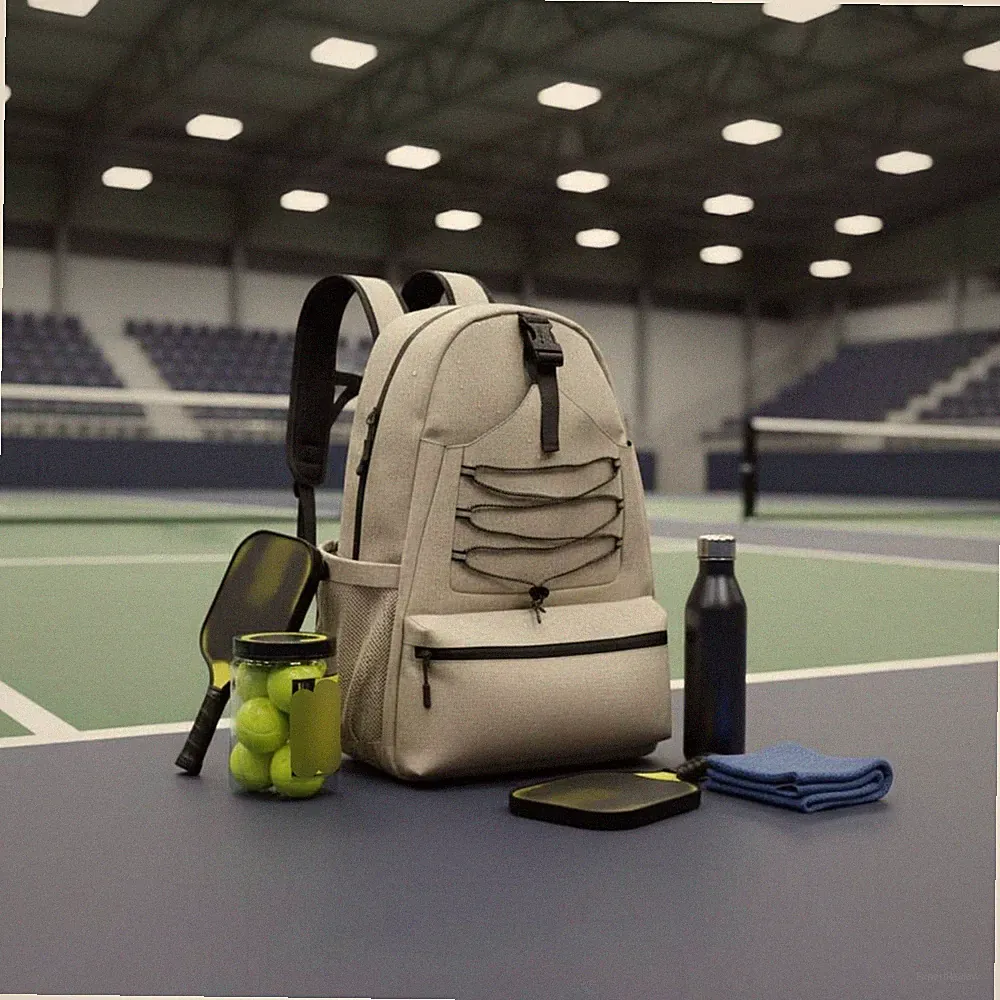Pickleball-Rucksack Schlägerfach Schlägertasche mehrere Fächer für Turnier