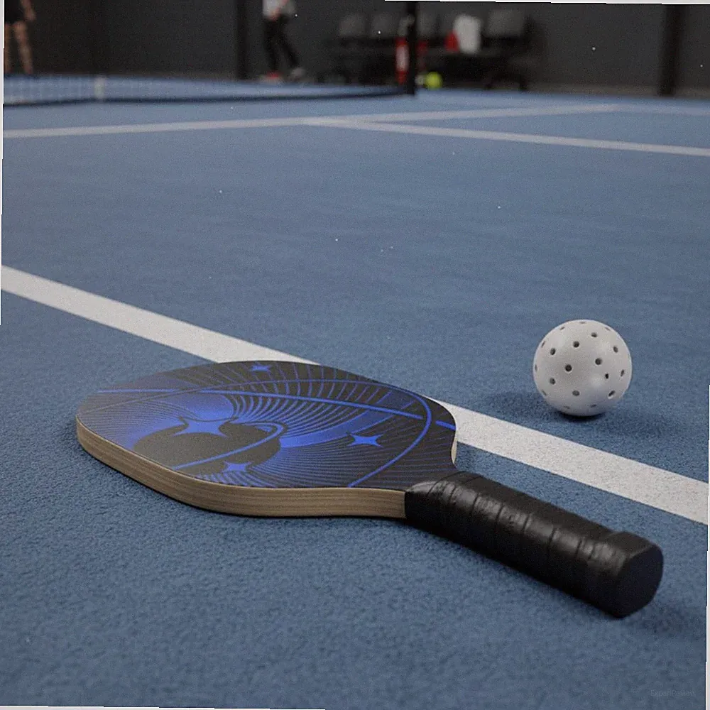 Pickleball-Schläger 2er Set Komplettset Pickleball-Paddel Leicht und Langlebig