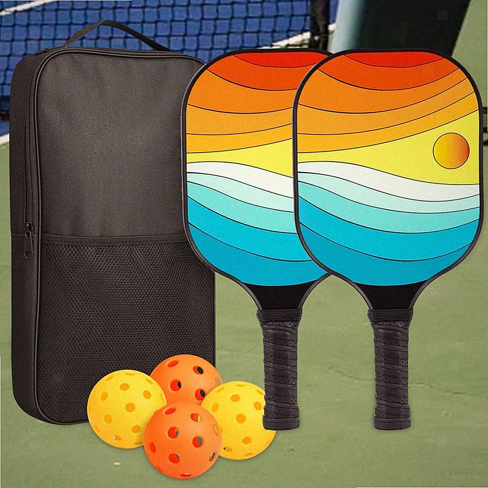 Pickleball-Schläger, 4 Pickleball-Bälle für Park-Anfänger bis