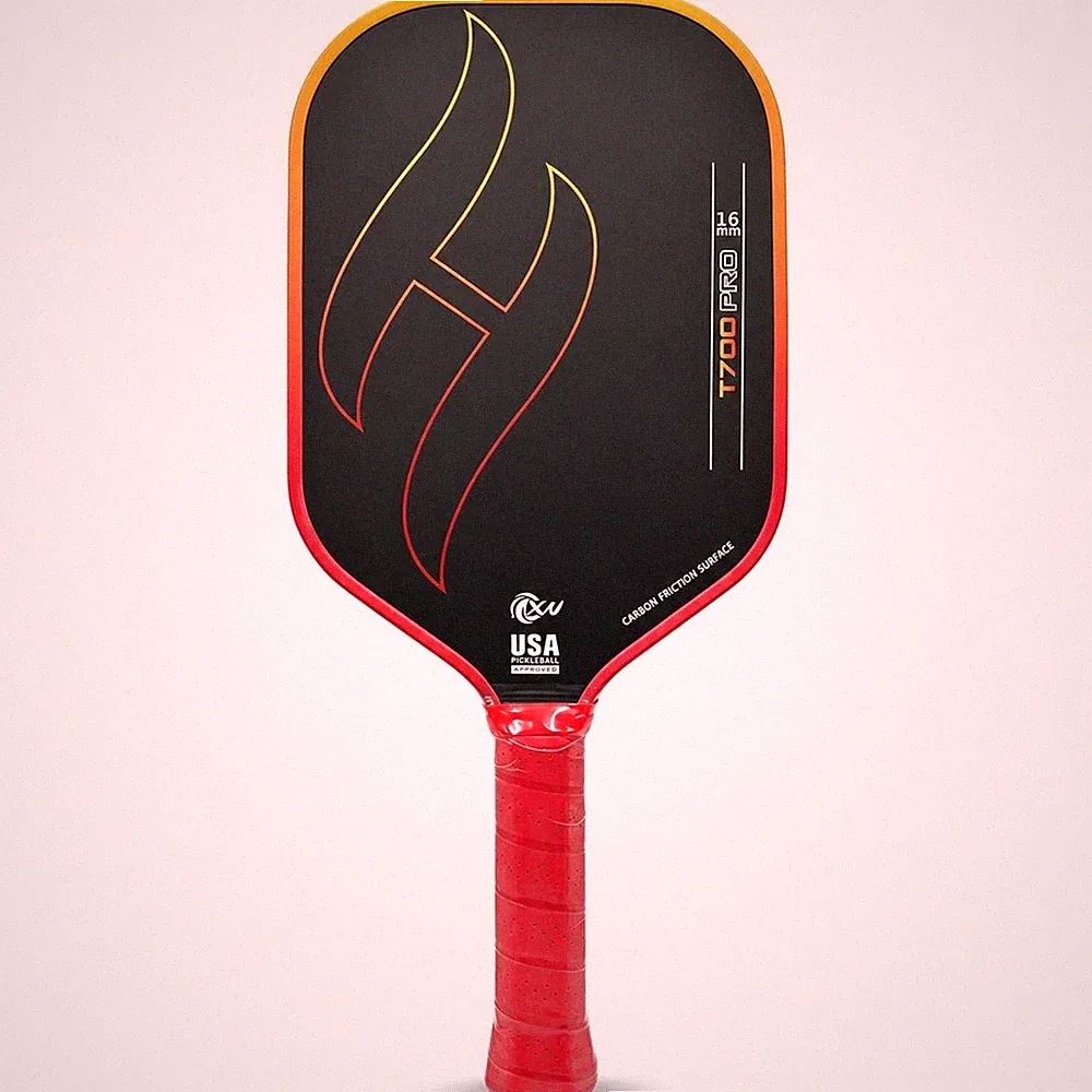 Pickleball-Schläger aus Carbon schweißabsorbierend für Training, Turnierspieler