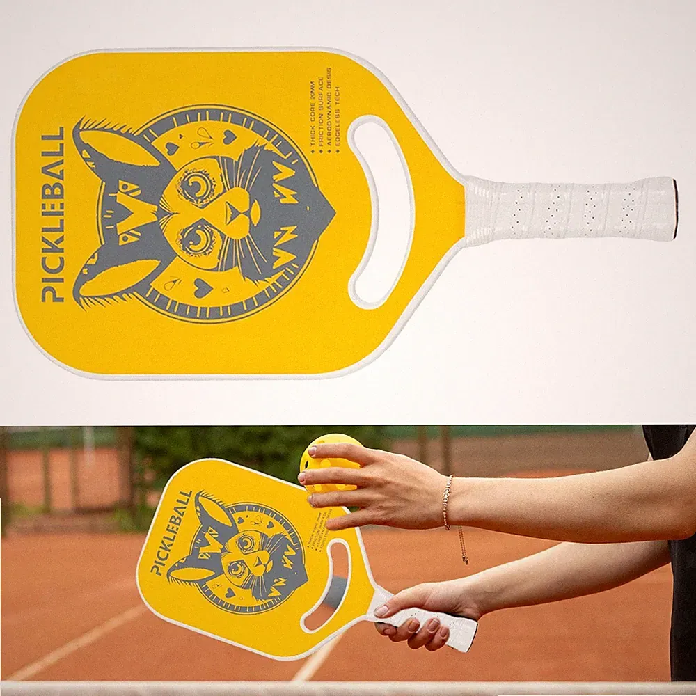 Pickleball-Schläger aus Carbonfaser für Anfänger mit gleichbleibender Kraft