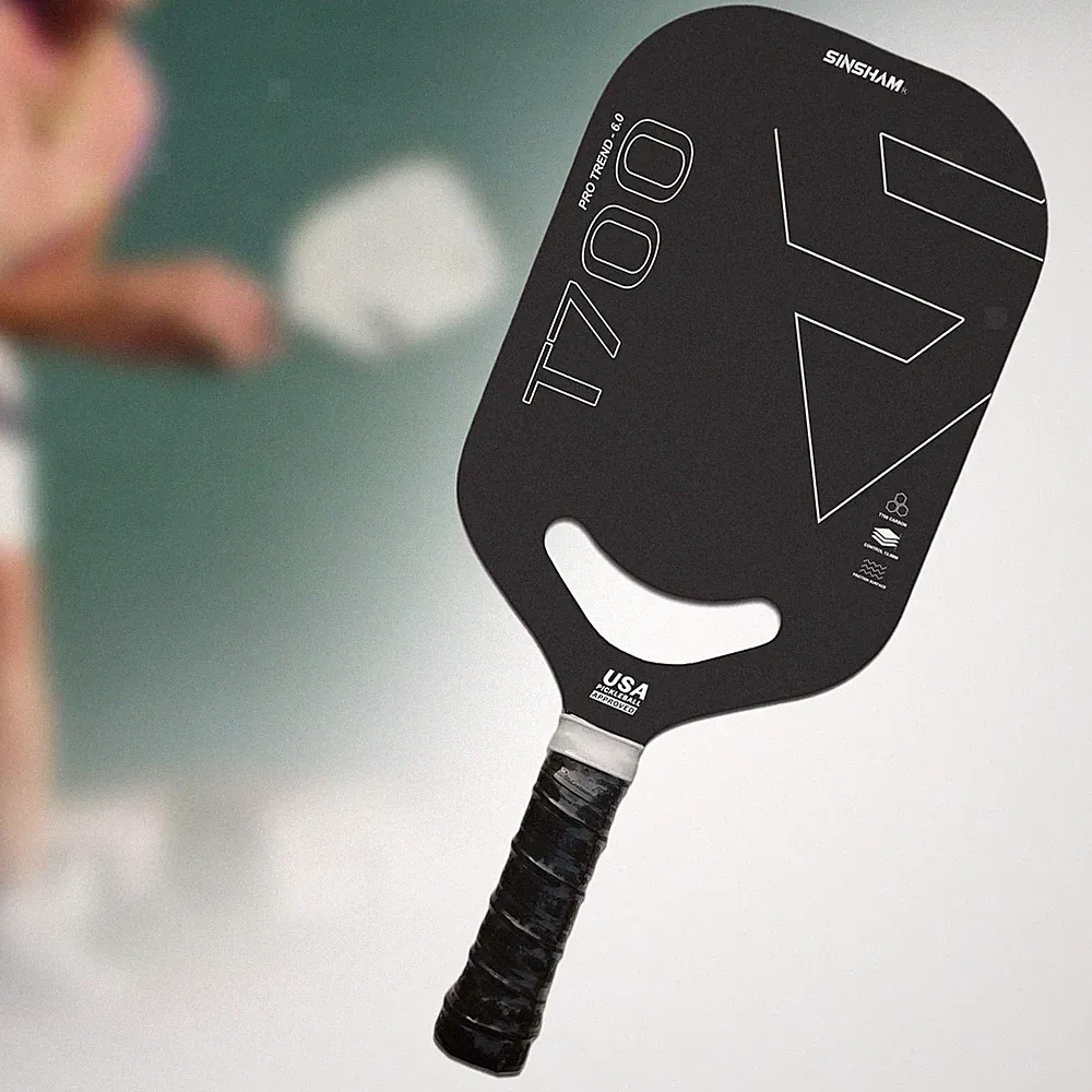 Pickleball-Schläger aus Kohlefaser, 13,5 mm dick, für Konsistenz, Kinder und