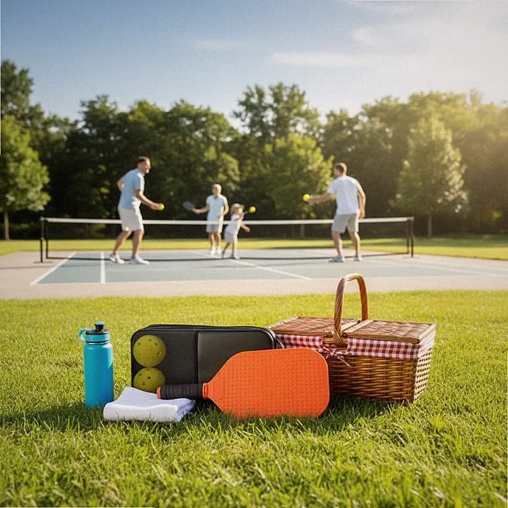 Pickleball-Schläger Leicht ergonomischer Griff Schläger Innen und Außen