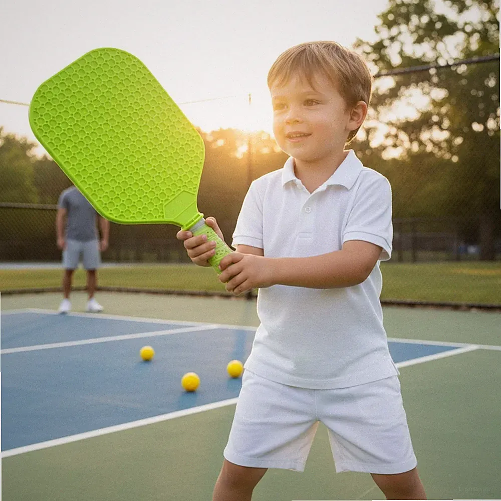 Pickleball-Schläger leicht Schlägerset Wabendesign für Familien