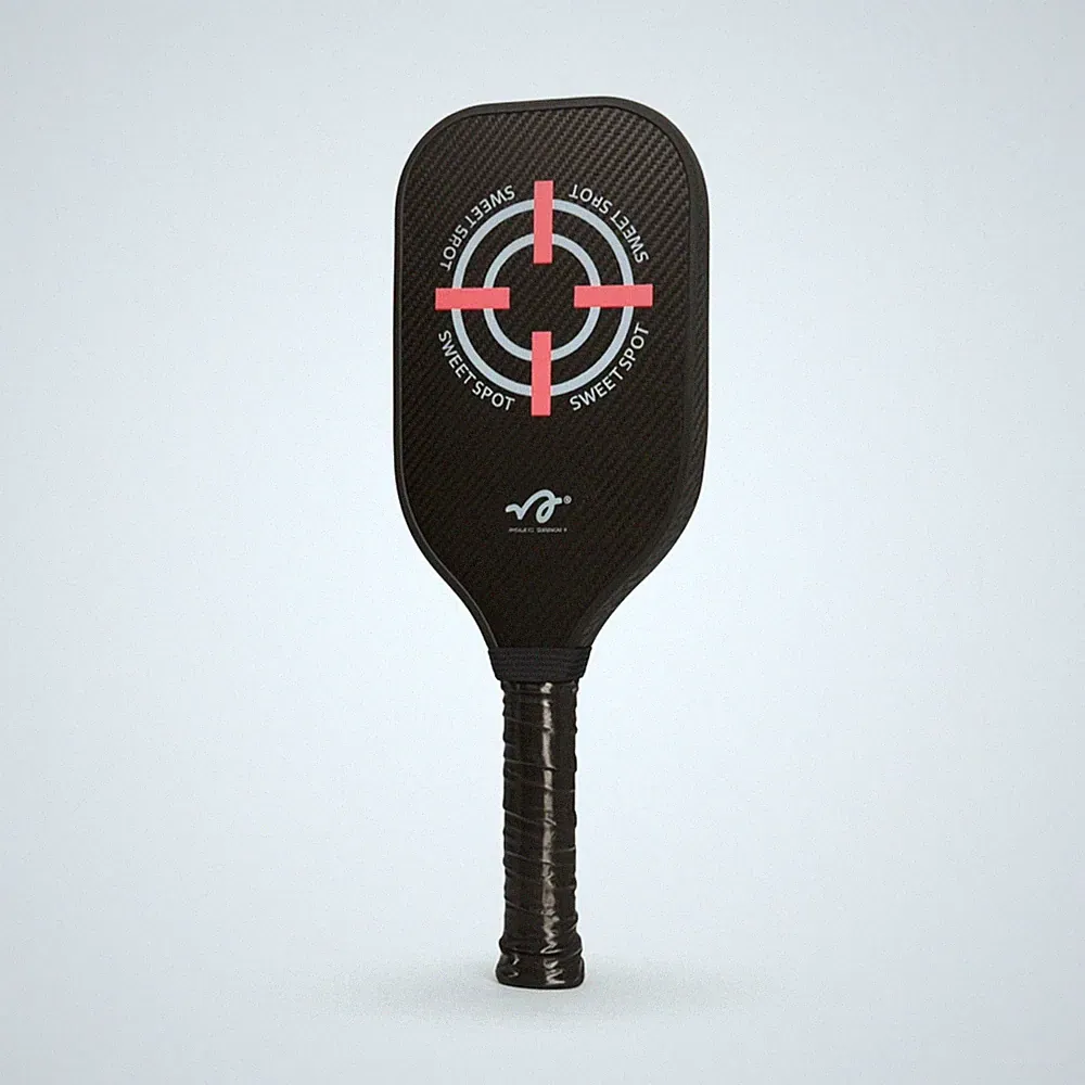 Pickleball-Schläger mit Bällen Carbon Pickleball-Schläger stoßdämpfend