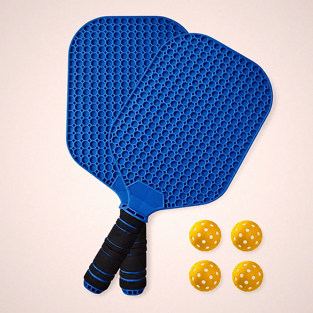 Pickleball-Schläger mit Bällen Einteilig Pickleball-Set Leicht für Schulen