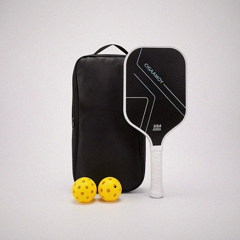 Pickleball-Schläger mit Bällen perforiert Pickleball-Schläger ergonomisch