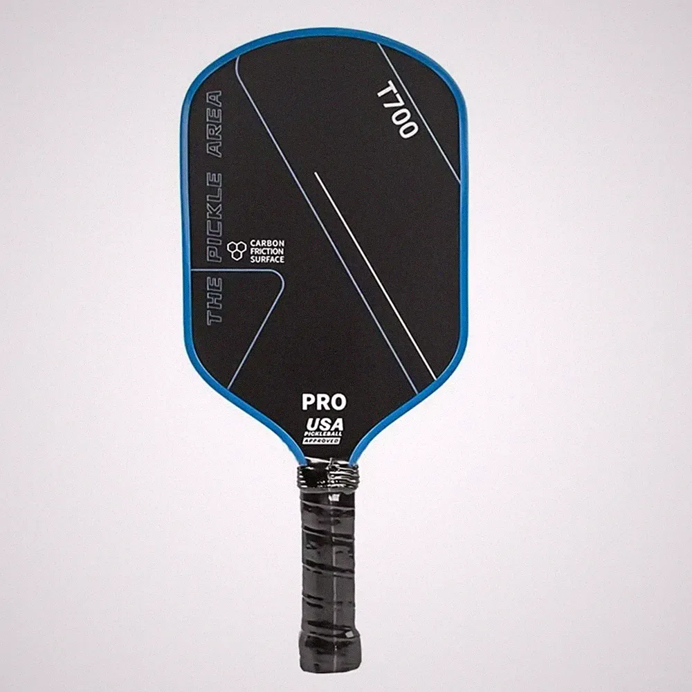Pickleball-Schläger mit Carbon-Oberfläche matt Sportgerät präzise für Training