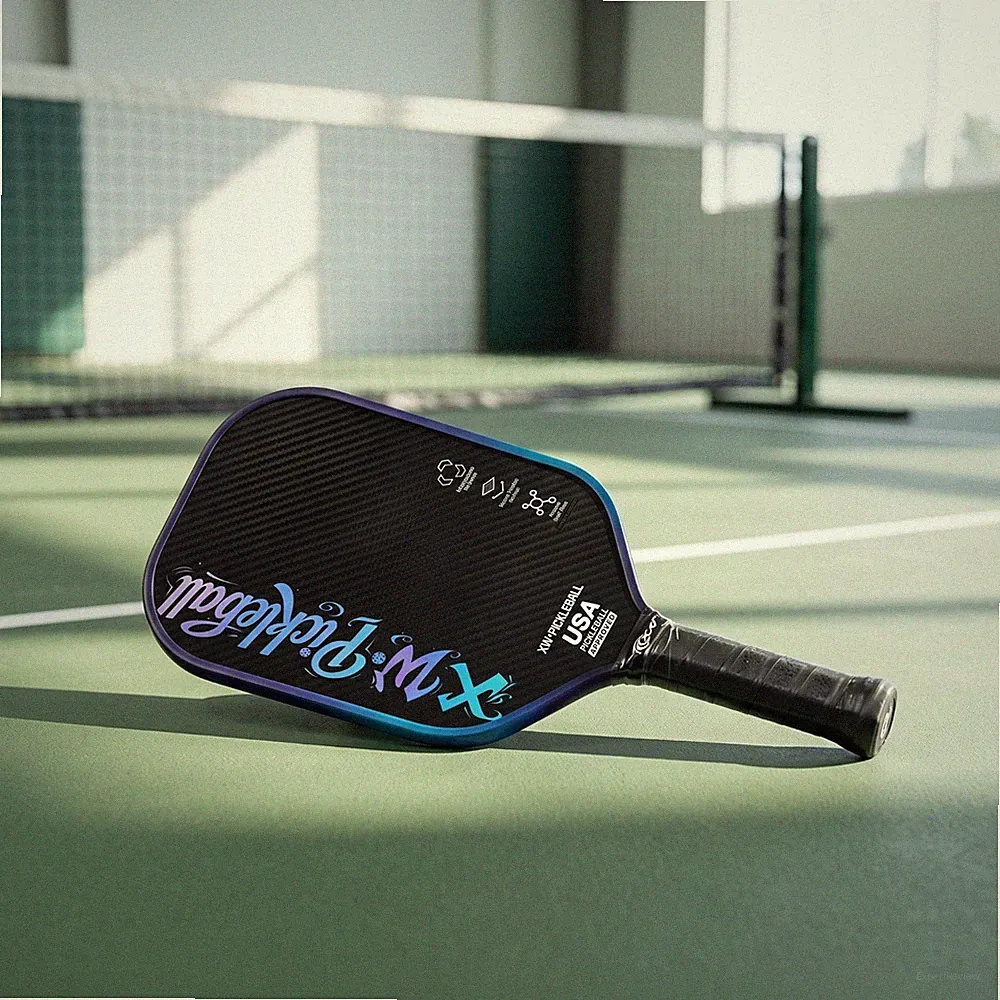 Pickleball-Schläger mit Carbon-Oberfläche rutschfest für Training