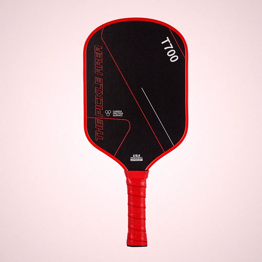 Pickleball-Schläger mit carbon-oberfläche strukturiert paddel perforiert