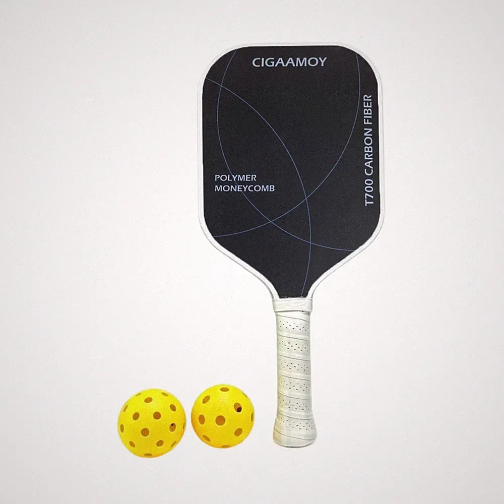 Pickleball-Schläger mit Carbonfaser Carbon Pickleball-Schläger Wabenstruktur