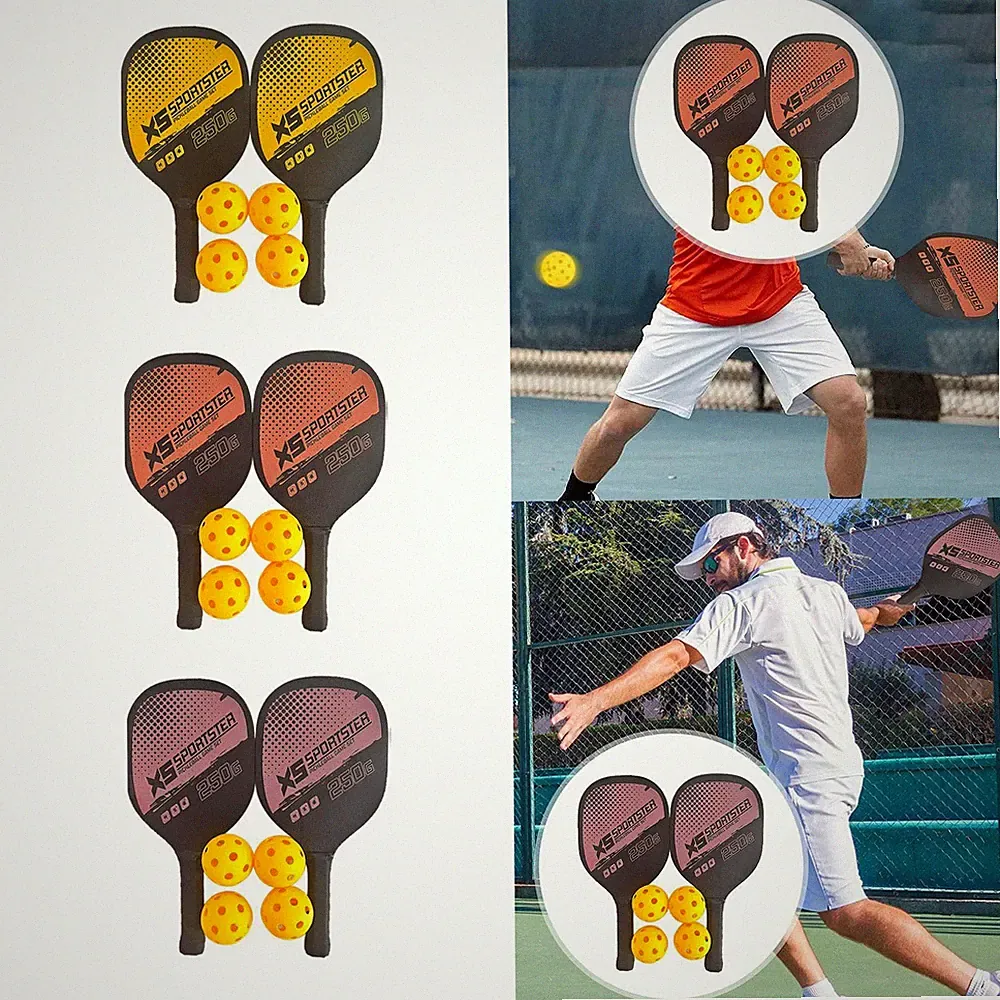 Pickleball-Schläger, Pickleball-Paddel-Set, rutschfester Griff, bequemer Griff