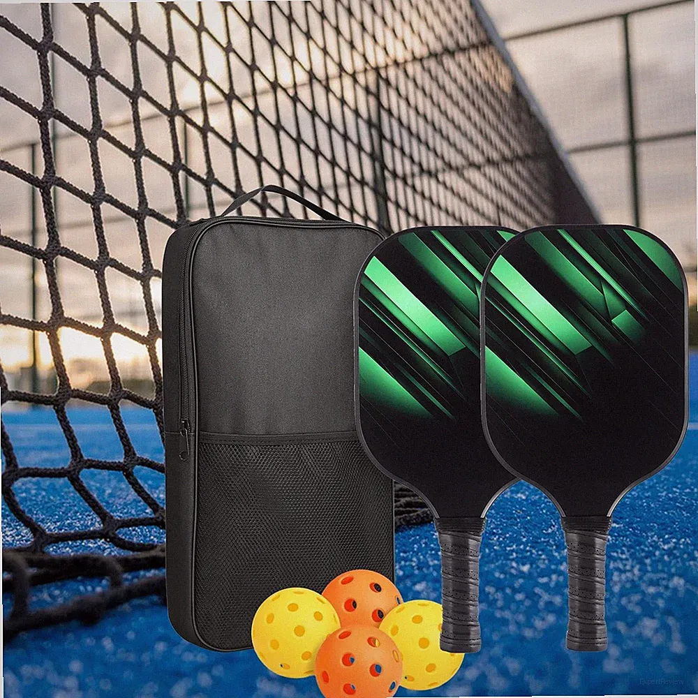 Pickleball-Schläger, Pickleball-Set mit Bällen und Tasche