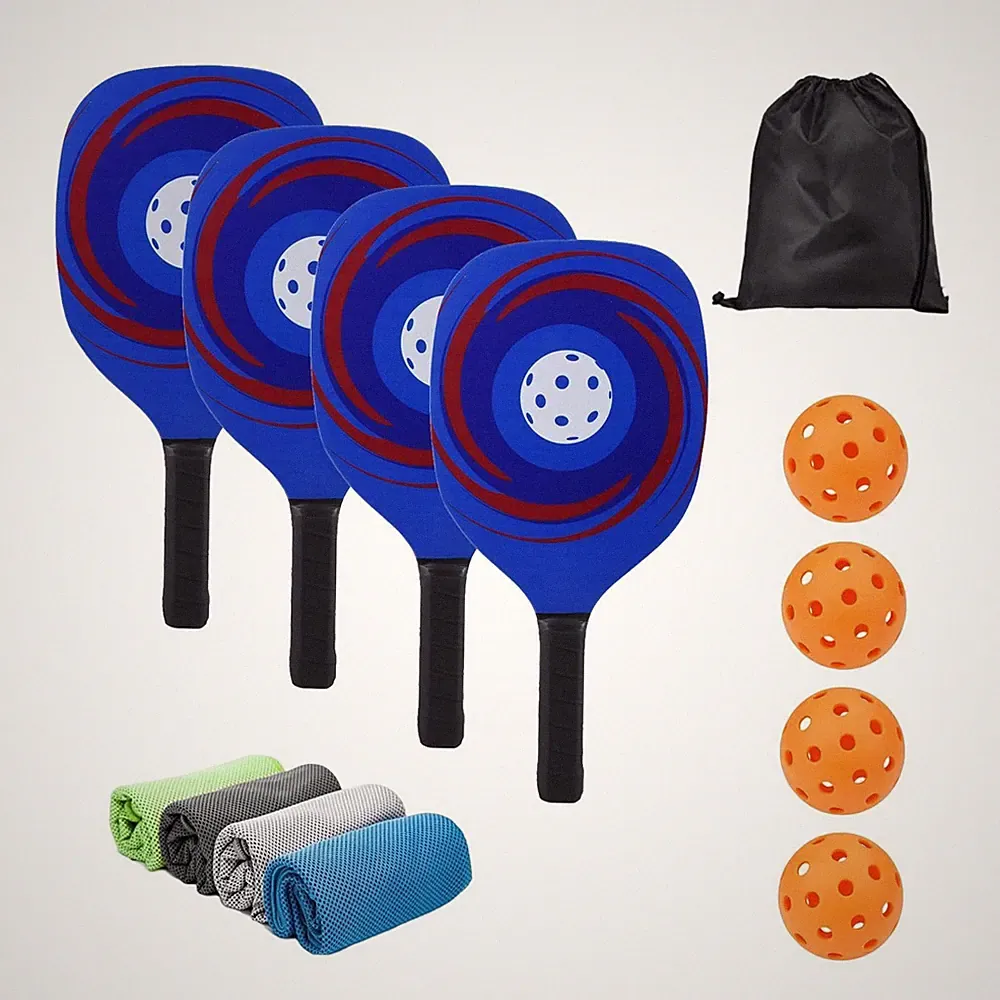 Pickleball-Schläger Premium-Holz-Pickleball-Schläger mit Tasche mit