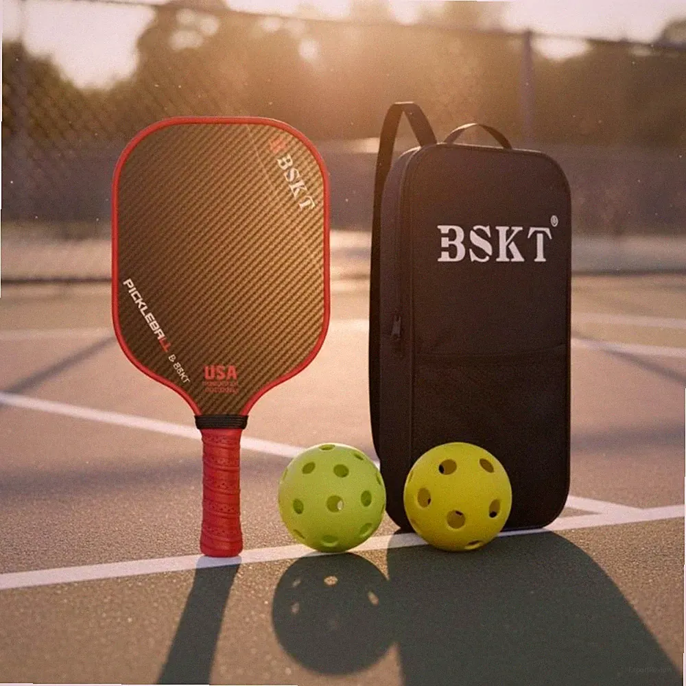 Pickleball-Schläger robuster Kantenschutz Carbonfaser Pickleball-Paddel