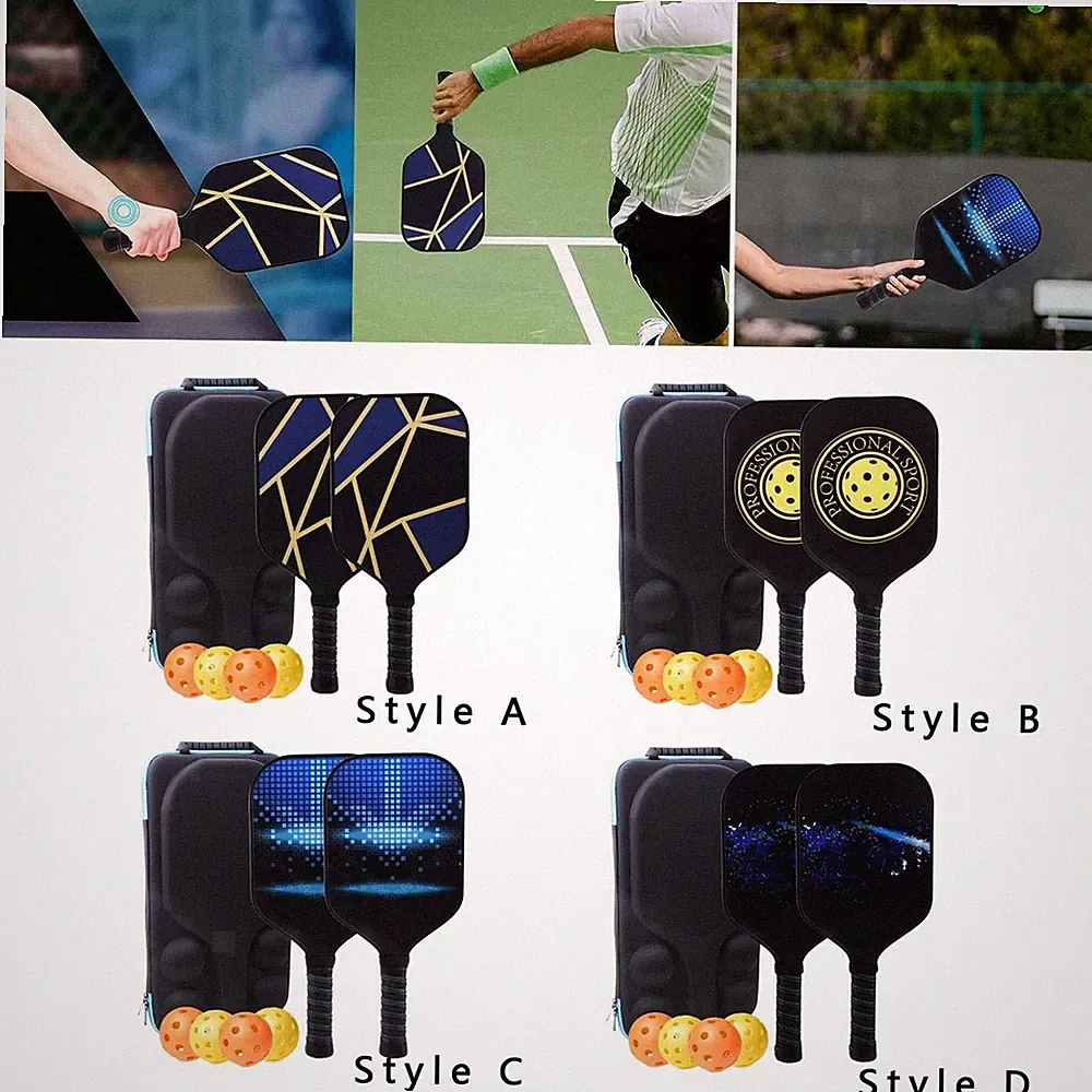 Pickleball-Schläger, -Schläger mit 4 Bällen für Outdoor- und