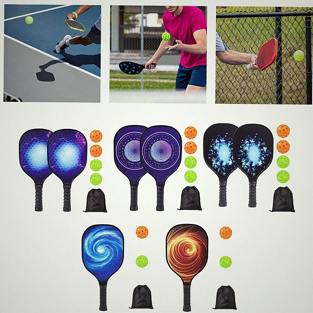 Pickleball Schläger Set Pickle Ball für Turnier Sport Zubehör Hof